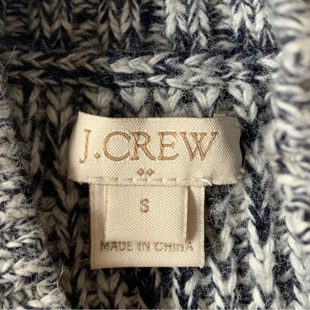 J CREW 65% cotton heavier sleeveless mock turtleneck in size Small VVGUC ++ - Picture 2 of 11